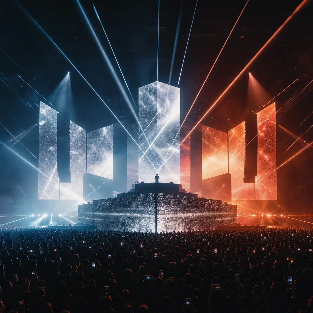 L'importance de la scénographie et de l'identité visuelle dans les concerts live